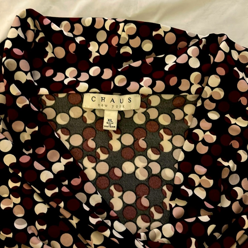 Chaus New York XL Tunic Top with handkerchief hem